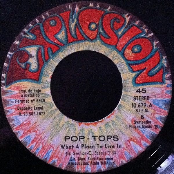 The Pop Tops - Hideaway | Explosión (10.679-A) - 2