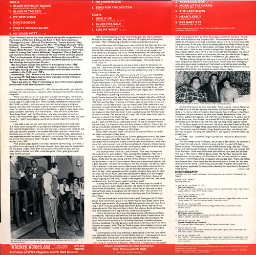 Doc Pomus - Send For The Doctor (The Early Years 1944-55) | "Whiskey, Women, And ..." (KM-700) - 4 Doc Pomus - Send For The Doctor (The Early Years 1944-55) | "Whiskey, Women, And ..." (KM-700) - 4