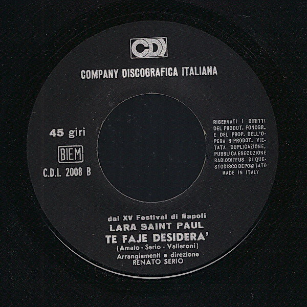 Anna German / Lara Saint Paul - Te Faje Desiderà | Cdi (C.D.I. 2008) - 4