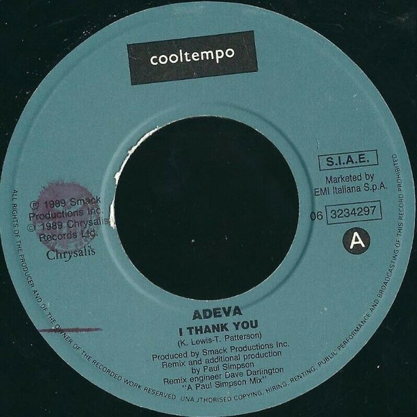 Adeva - I Thank You | Cooltempo (06 3234297) - 2