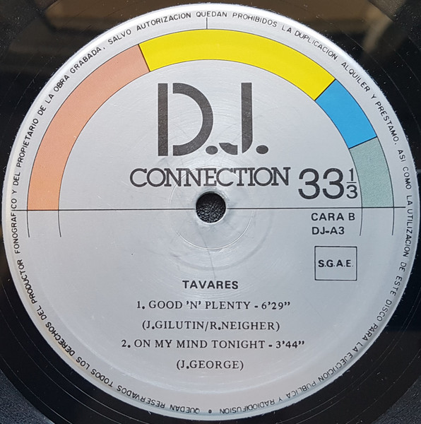 Tavares - C'Est La Vie | D.J. Connection (DJ-A3) - 2