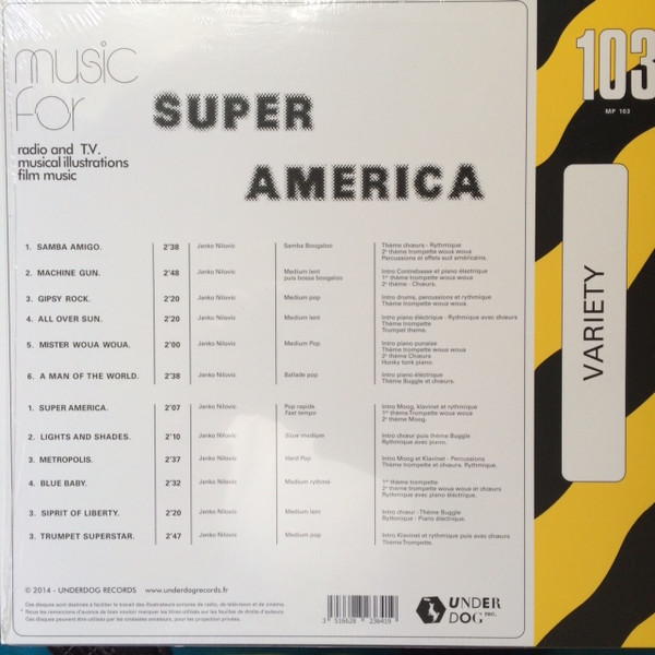 Janko Nilovic - Super America | Underdog Records (UR000641) - 2 Janko Nilovic - Super America | Underdog Records (UR000641) - 2