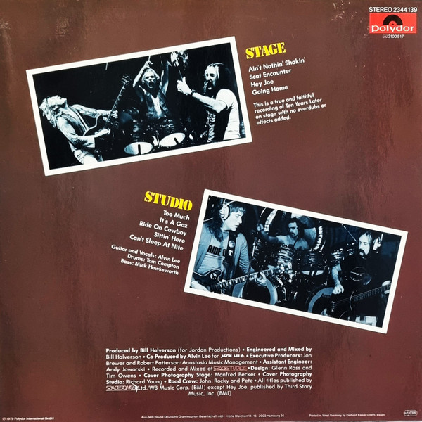 Alvin Lee , Ten Years Later - Ride On | Polydor (2344 139) - 2