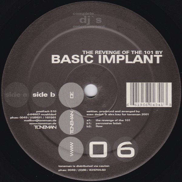 Basic Implant - The Revenge Of The 101 | Toneman (Toneman 06) - 2