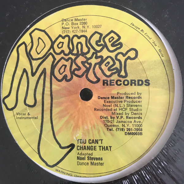 Noel Stevens - Linsted Market / You Can't Change That | Dance Master Records (DM0003) - main Noel Stevens - Linsted Market / You Can't Change That | Dance Master Records (DM0003) - main