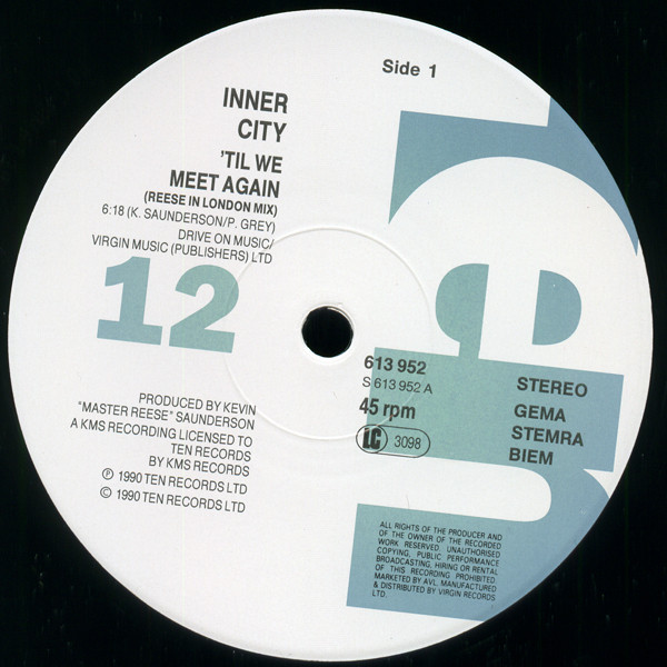 Inner City - Till We Meet Again | 10 Records (613 952) - 3 Inner City - Till We Meet Again | 10 Records (613 952) - 3