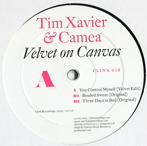 Tim Xavier & Camea - Velvet On Canvas | Clink Music (CLINK 018) - main