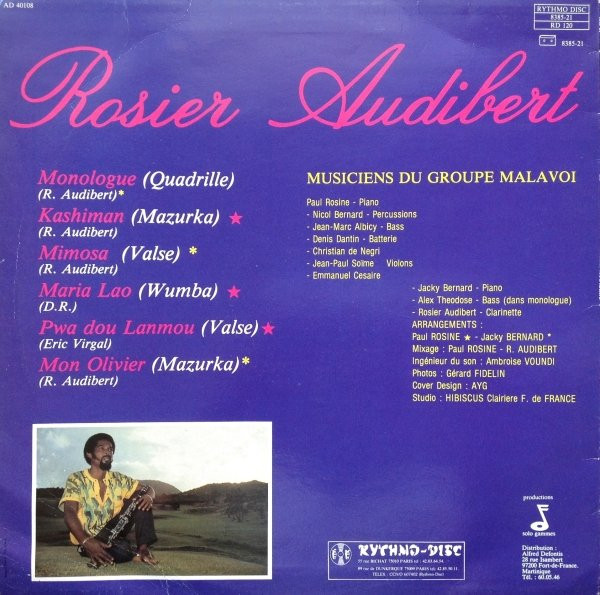Rosier Audibert - Kashiman | Solo Gammes Productions (AD 40108) - 2 Rosier Audibert - Kashiman | Solo Gammes Productions (AD 40108) - 2