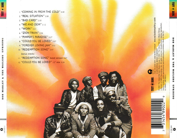 Bob Marley & The Wailers - Uprising | Tuff Gong (548 902-2) - 4 Bob Marley & The Wailers - Uprising | Tuff Gong (548 902-2) - 4