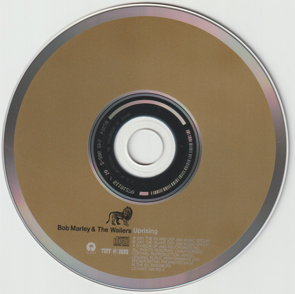 Bob Marley & The Wailers - Uprising | Tuff Gong (548 902-2) - 2 Bob Marley & The Wailers - Uprising | Tuff Gong (548 902-2) - 2