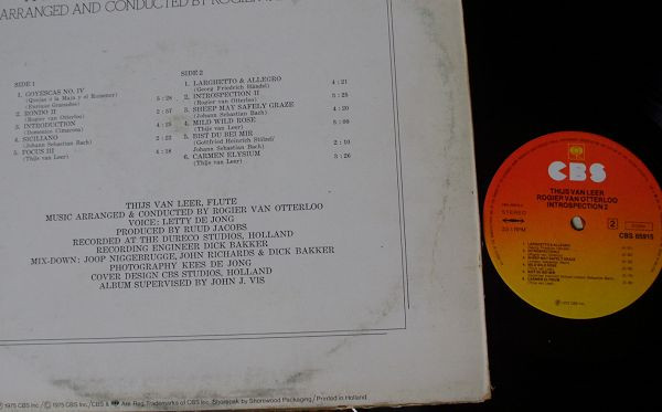 Thijs van Leer - Introspection 2 | CBS (CBS 65915) - 3