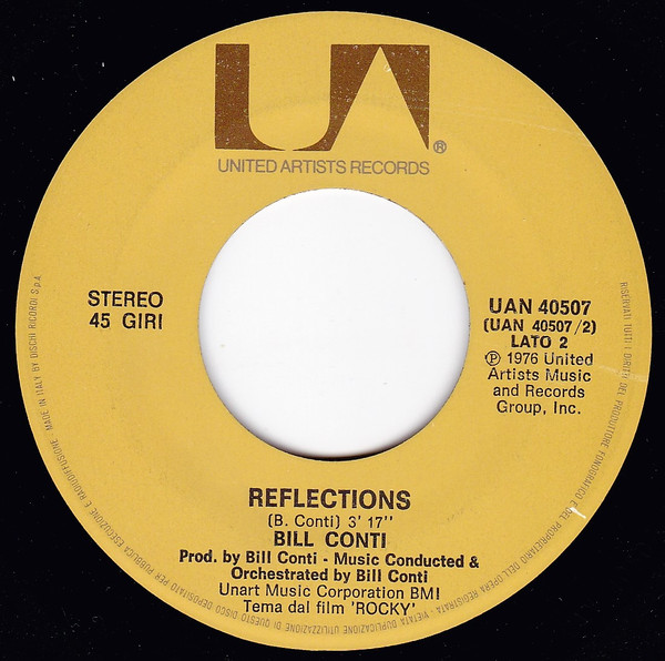Bill Conti - Gonna Fly Now | United Artists Records (UAN 40507) - 3