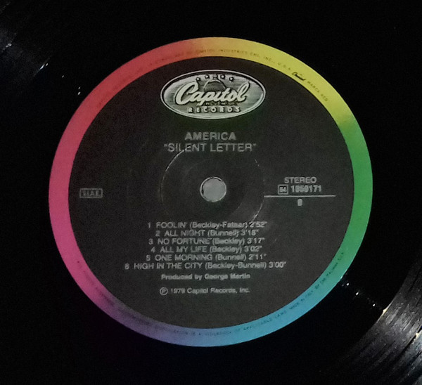 America - Silent Letter | Capitol Records (54 1859171) - 4