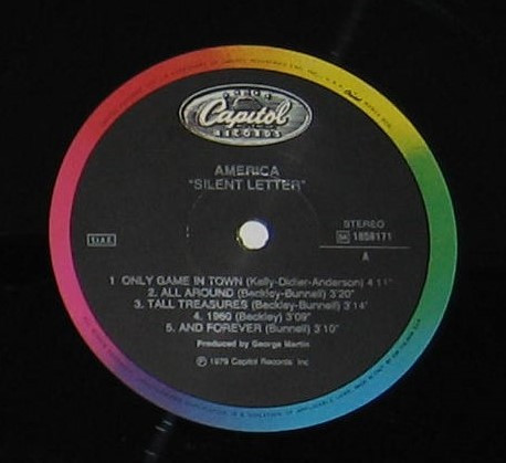 America - Silent Letter | Capitol Records (54 1859171) - 3