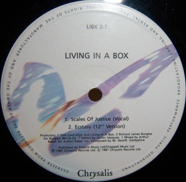 Living In A Box - Scales Of Justice | Chrysalis (LIBX 2) - 2 Living In A Box - Scales Of Justice | Chrysalis (LIBX 2) - 2