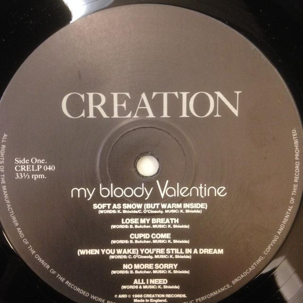 My Bloody Valentine - Isn't Anything | Creation Records (CRELP 040A) - 3