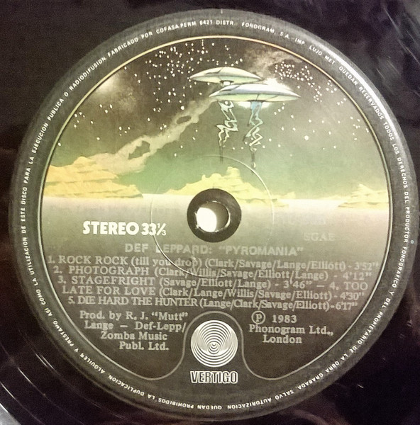 Def Leppard - Pyromania | Vertigo (810 308-1) - 3