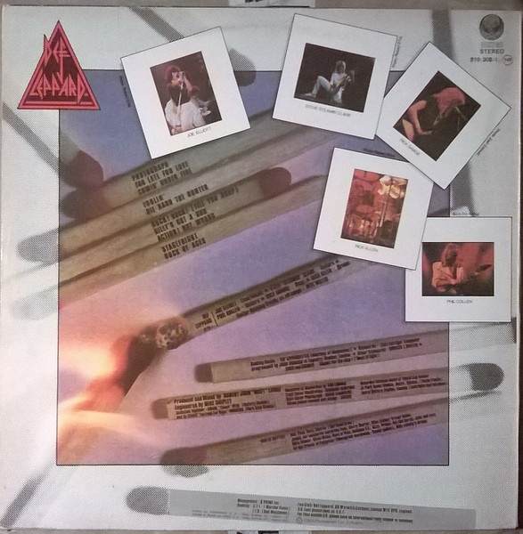 Def Leppard - Pyromania | Vertigo (810 308-1) - 2