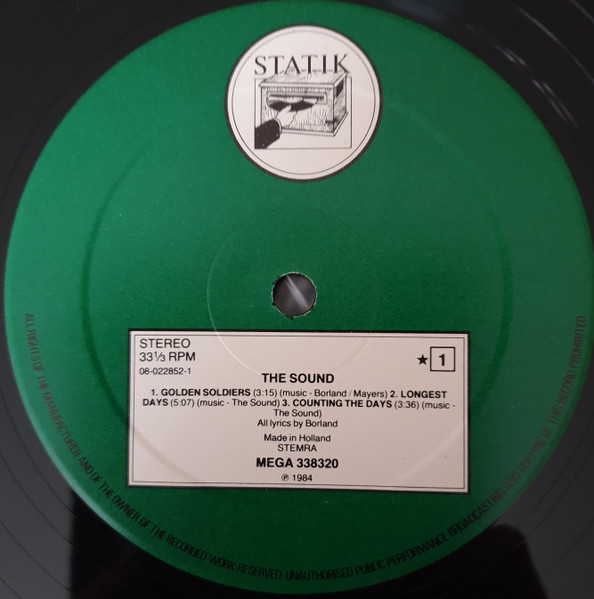 The Sound - Shock Of Daylight | Statik Records (MEGA 338320) - 4 The Sound - Shock Of Daylight | Statik Records (MEGA 338320) - 4