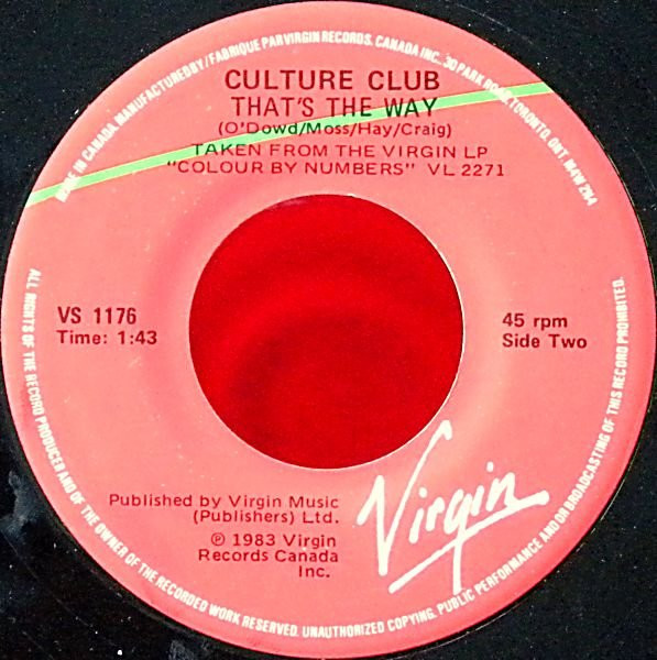 Culture Club - Karma Chameleon | Virgin (VS 1176) - 4 Culture Club - Karma Chameleon | Virgin (VS 1176) - 4