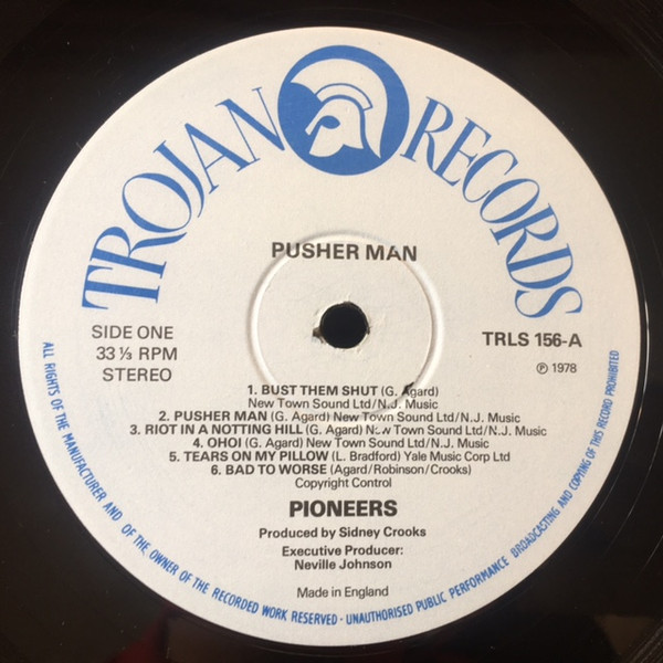 The Pioneers - Pusher Man | Trojan Records (TRLS 156) - 3 The Pioneers - Pusher Man | Trojan Records (TRLS 156) - 3