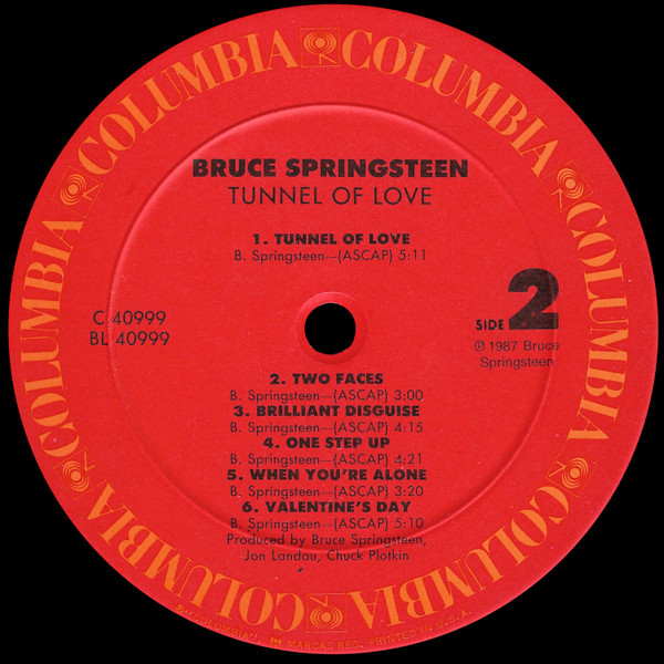 Bruce Springsteen - Tunnel Of Love | Columbia (OC 40999) - 4 Bruce Springsteen - Tunnel Of Love | Columbia (OC 40999) - 4