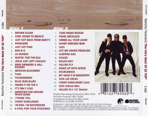 ZZ Top - Rancho Texicano: The Very Best Of ZZ Top | Warner Records (R2 78908 / 08122789082) - 2 ZZ Top - Rancho Texicano: The Very Best Of ZZ Top | Warner Records (R2 78908 / 08122789082) - 2