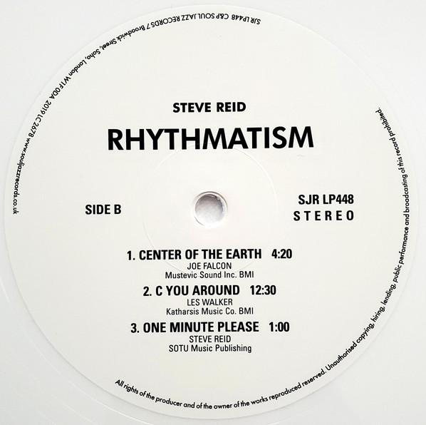 Steve Reid - Rhythmatism | Soul Jazz Records (SJR LP448) - 4 Steve Reid - Rhythmatism | Soul Jazz Records (SJR LP448) - 4
