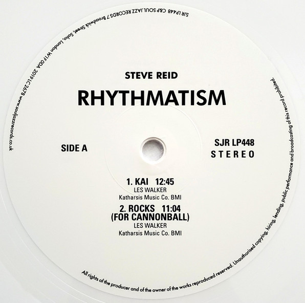 Steve Reid - Rhythmatism | Soul Jazz Records (SJR LP448) - 3 Steve Reid - Rhythmatism | Soul Jazz Records (SJR LP448) - 3