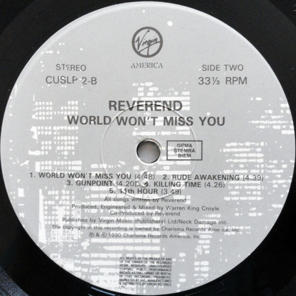 Reverend - World Won't Miss You | Charisma (CUSLP 2) - 4
