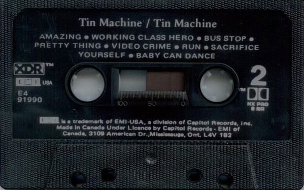 Tin Machine - Tin Machine [Cassette] | EMI USA (E4 91990) - 4