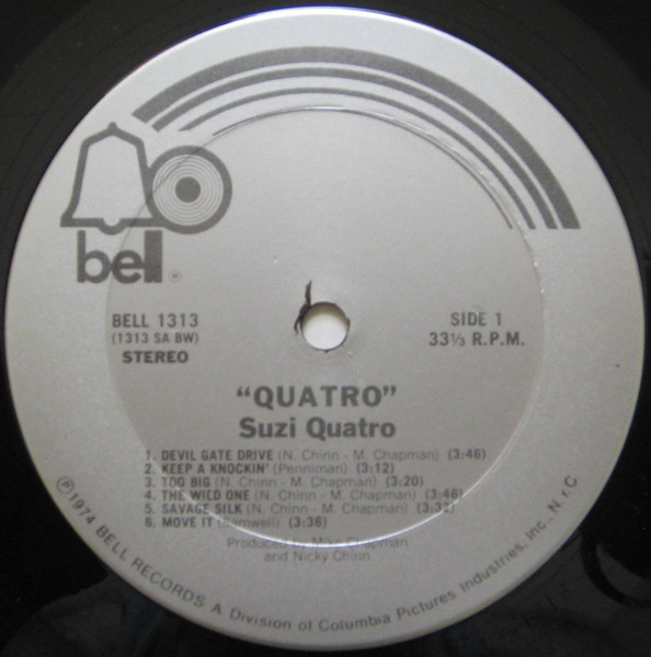 Suzi Quatro - Quatro | Bell Records (BELL 1313) - 3 Suzi Quatro - Quatro | Bell Records (BELL 1313) - 3