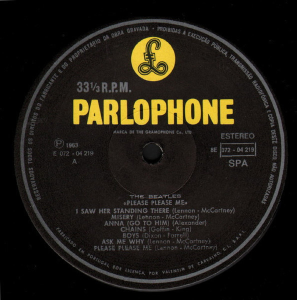 The Beatles - Please Please Me | Parlophone (8E 072 4219) - 3