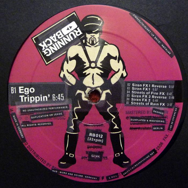 Radio Slave - Sex Trax EP | Running Back (RB012) - main