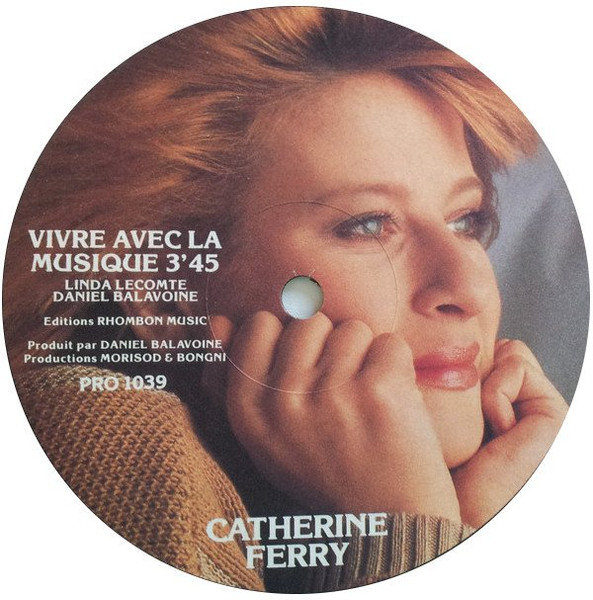 Catherine Ferry - Vivre Avec La Musique | WEA (PRO 1039) - 4