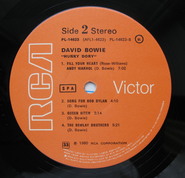 David Bowie - Hunky Dory | RCA Victor (PL-14623) - 4
