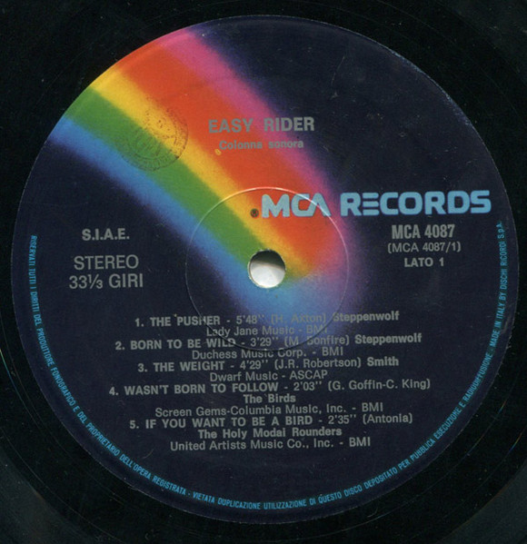 Various - Easy Rider (Music From The Motion Picture) | MCA Soundtracks (MCA 4087) - 2 Various - Easy Rider (Music From The Motion Picture) | MCA Soundtracks (MCA 4087) - 2
