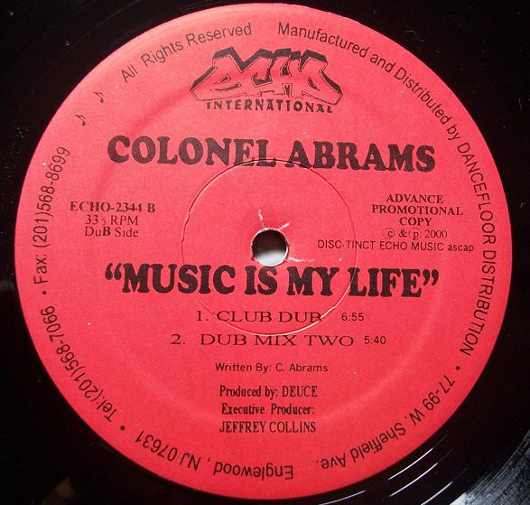 Colonel Abrams - Music Is My Life | Echo International (ECHO 2344) - 2 Colonel Abrams - Music Is My Life | Echo International (ECHO 2344) - 2