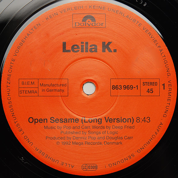 Leila K - Open Sesame | Polydor (863 969-1) - 4