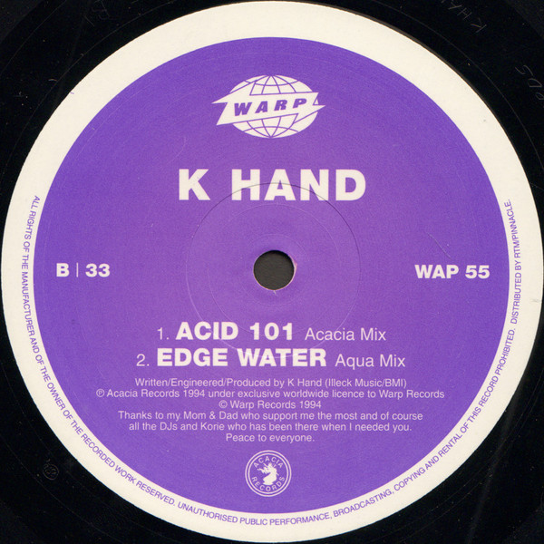 Kelli Hand - Global Warning | Warp Records (WAP 55) - 3