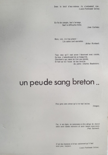 Alain Barrière - Un Peu De Sang Breton.. | Albatros (ALB 40.000) - 3