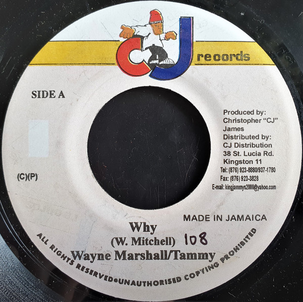 Wayne Marshall - Why | CJ Records (none) - main