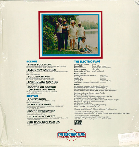 The Electric Flag - The Band Kept Playing | Atlantic (SD 18112) - 2