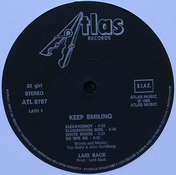 Laid Back - ...Keep Smiling | Atlas Records (ATL 8787) - 3 Laid Back - ...Keep Smiling | Atlas Records (ATL 8787) - 3