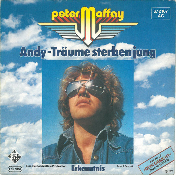 Peter Maffay - Andy - Träume Sterben Jung | Telefunken (6.12 167)