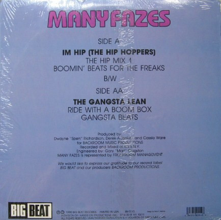 Many Fazes - I'm Hip (The Hip Hoppers) | Big Beat (BB-0015) - 2 Many Fazes - I'm Hip (The Hip Hoppers) | Big Beat (BB-0015) - 2