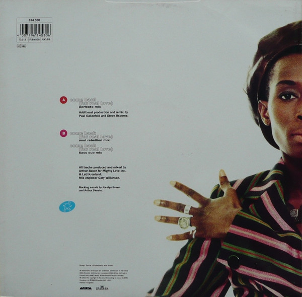 Alison Limerick - Come Back (For Real Love) | Arista (614 530) - main