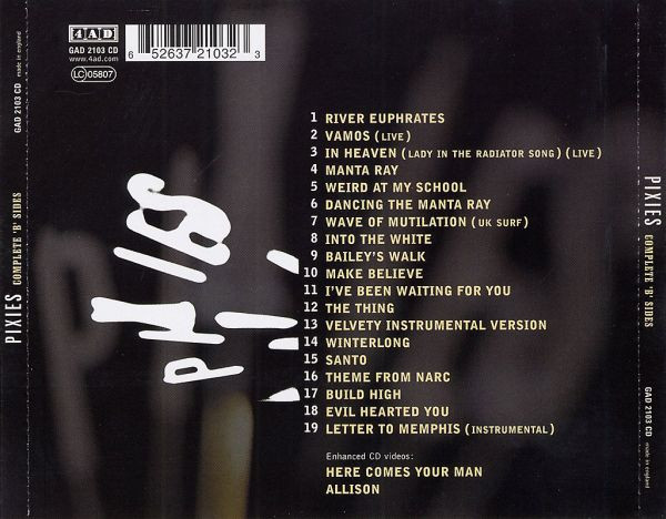 Pixies - Complete 'B' Sides | 4AD (GAD 2103 CD) - 2