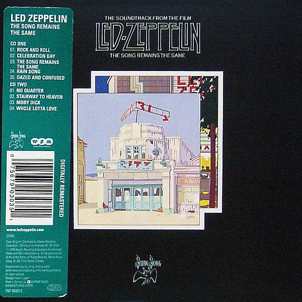 Led Zeppelin - The Soundtrack From The Film The Song Remains The Same | Swan Song (7567 90303 5)