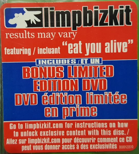 Limp Bizkit - Results May Vary | Interscope Records (B000123510) - 2 Limp Bizkit - Results May Vary | Interscope Records (B000123510) - 2